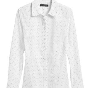 Banana Republic Polka Dot Dress Shirt